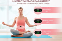 Period Cramp Relief Massager With Heating Pad For Abdominal Pain|Cramp free- Period Cramp Relief Heater & Massager