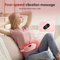 Period Cramp Relief Massager With Heating Pad For Abdominal Pain|Cramp free- Period Cramp Relief Heater & Massager